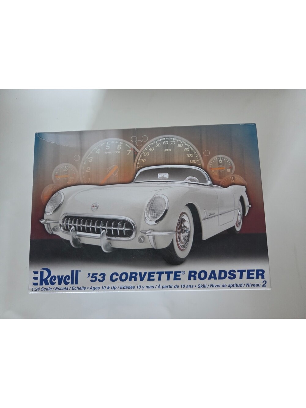 Revell 1953 Corvette Roadster 1:24 Scale Plastic Unassembled Model Kit 85-2164